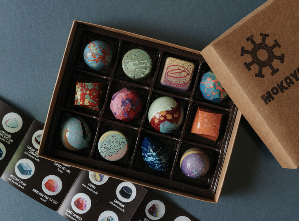 Customized Chocolate Gift Box from Mokaya